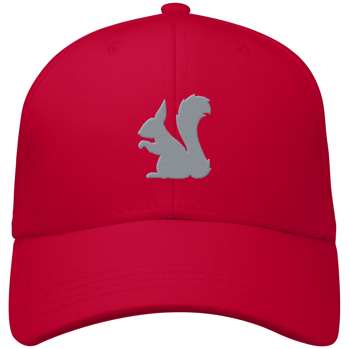 Eichhörnchen Silhouette - Organic Baseball Cap