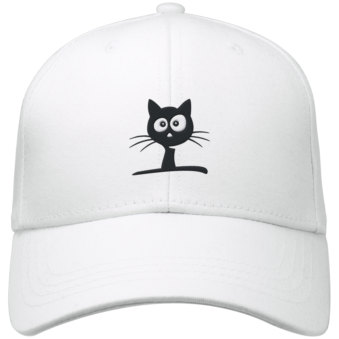 Kleine schwarze Katze - Organic Baseball Cap
