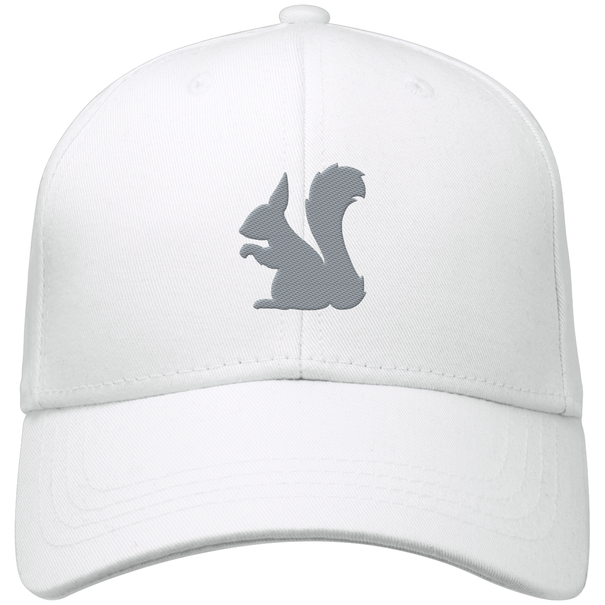 Eichhörnchen Silhouette - Organic Baseball Cap