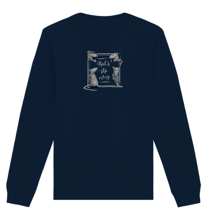 Rat’s The Way Kaffeehaus Ratten - Organic Basic Unisex Sweatshirt