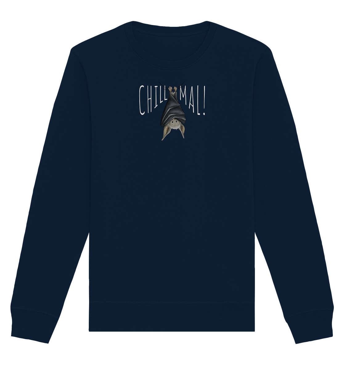 Chill Mal gemütliche Fledermaus - Organic Basic Unisex Sweatshirt