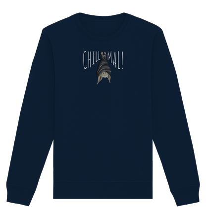 Chill Mal gemütliche Fledermaus - Organic Basic Unisex Sweatshirt