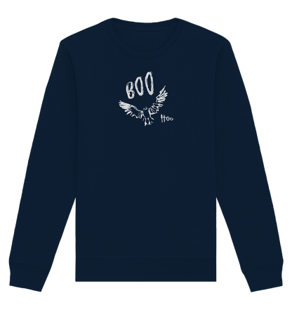 Boo Hoo! Fliegende Eule  - Organic Basic Unisex Sweatshirt