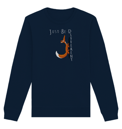 Just Be Different | Sei Anders, kleiner Fuchs - Organic Basic Unisex Sweatshirt