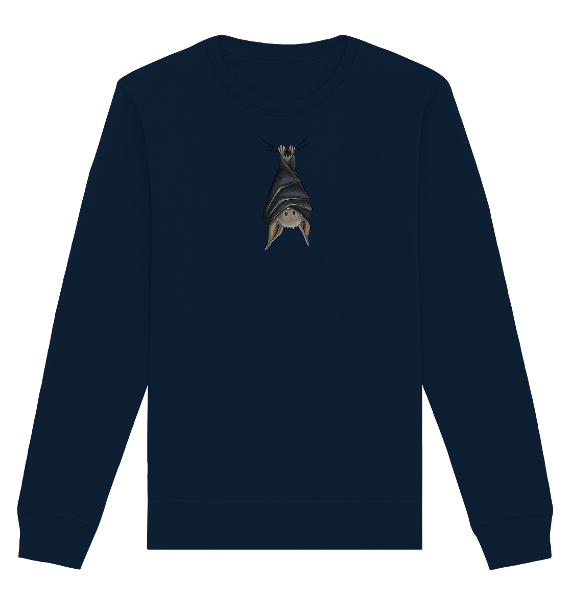 Lustig chillende Fledermaus - Organic Basic Unisex Sweatshirt