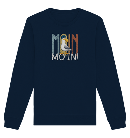 Moin Moin norddeutsche Möwe - Organic Basic Unisex Sweatshirt
