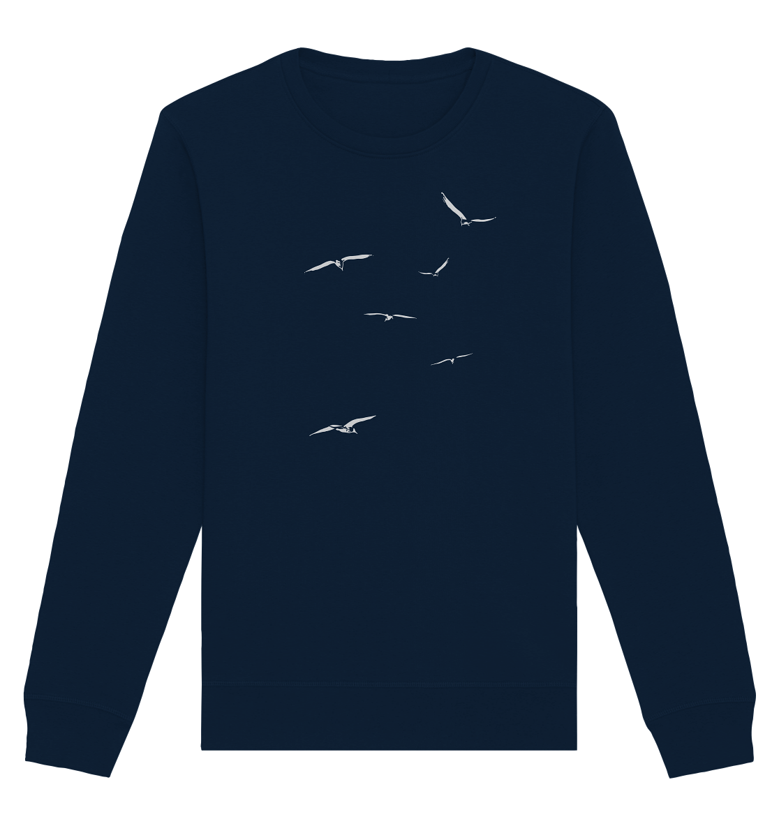 Vogelschwarm – Traum vom Fliegen - Organic Basic Unisex Sweatshirt