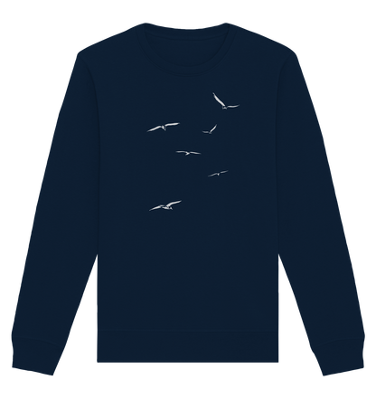 Vogelschwarm – Traum vom Fliegen - Organic Basic Unisex Sweatshirt