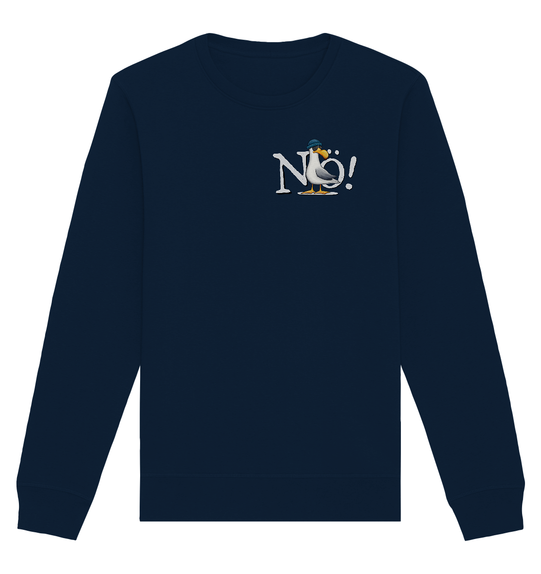 Nö Kein Bock Möwe - Organic Basic Unisex Sweatshirt