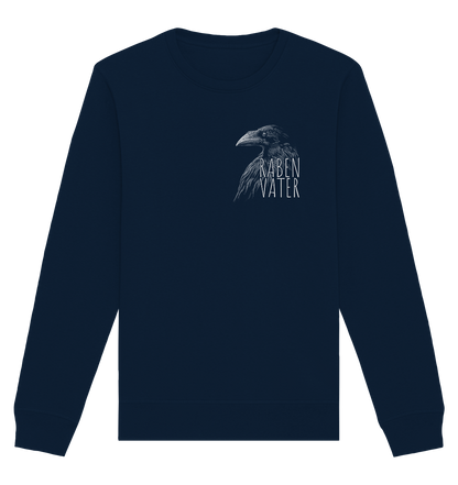 Rabenvater schwarzer Rabe Krähe - Organic Basic Unisex Sweatshirt