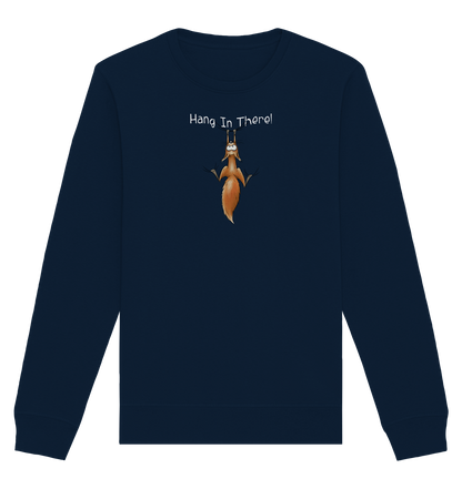 Hang In There | Lässiges Eichhörnchen - Organic Basic Unisex Sweatshirt