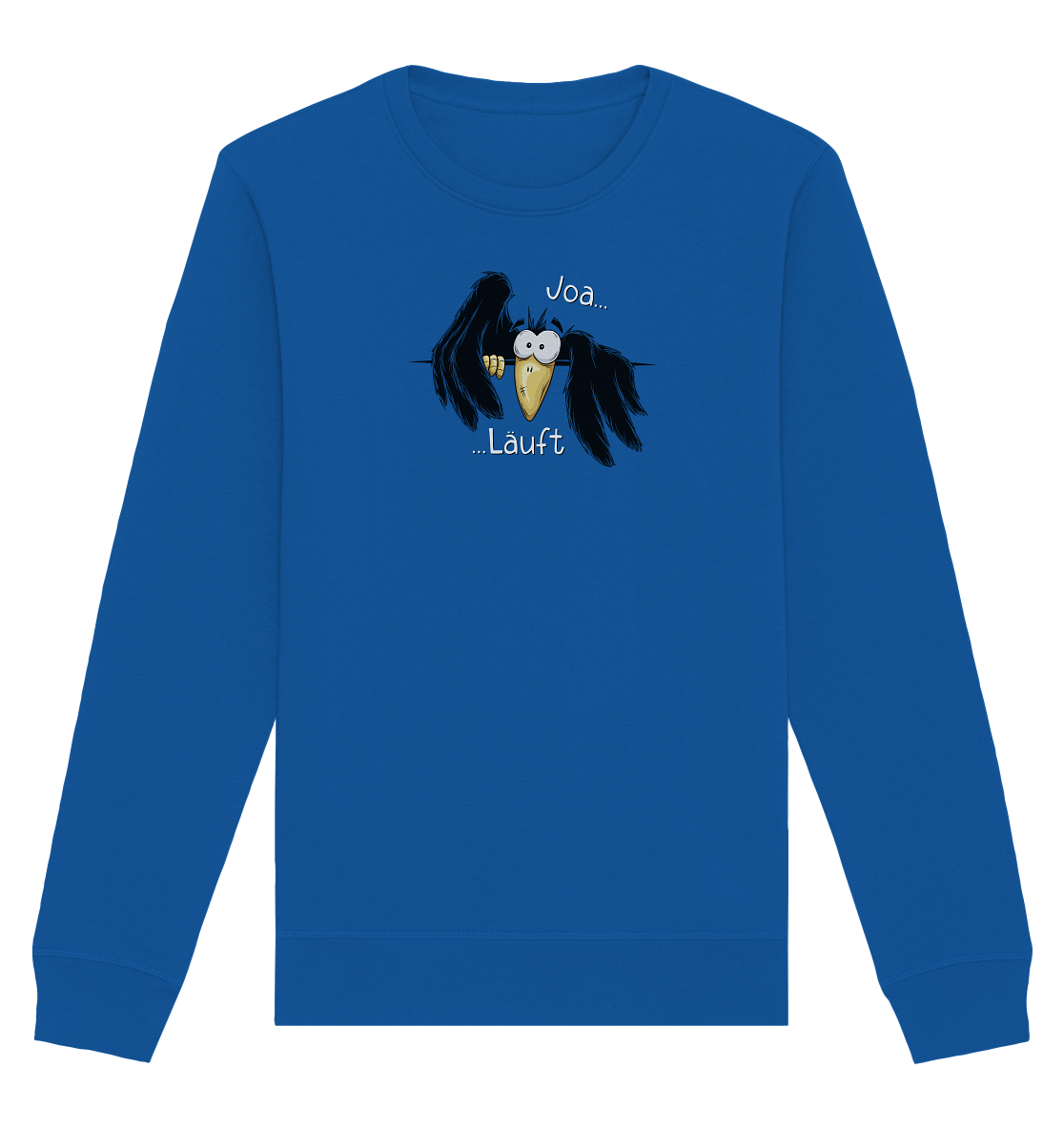 Joa Läuft Krähe gechillter Rabe - Organic Basic Unisex Sweatshirt