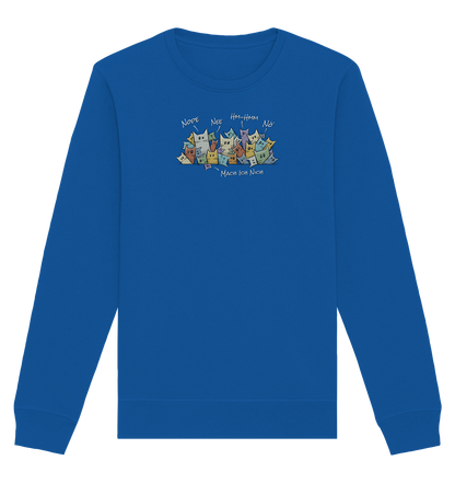 Nope, Nee, Nö Katzen - Organic Basic Unisex Sweatshirt