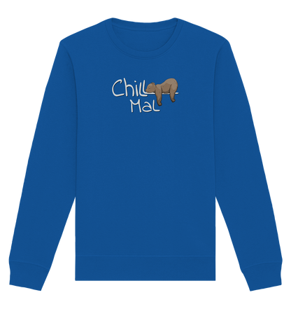 Chill Mal schläfriger Braunbär - Organic Basic Unisex Sweatshirt