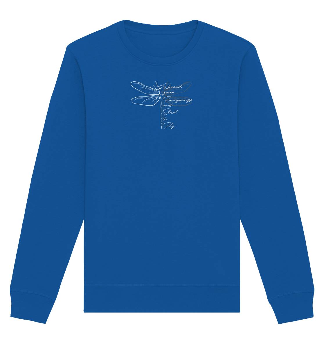 Breite die Flügel aus und flieg los | Libelle - Organic Basic Unisex Sweatshirt