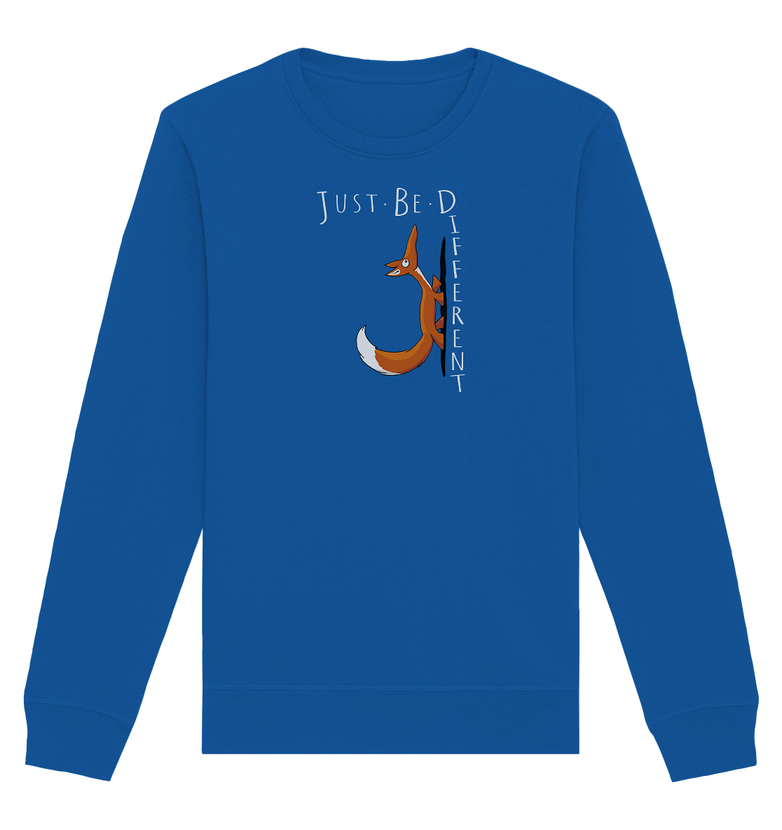 Just Be Different | Sei Anders, kleiner Fuchs - Organic Basic Unisex Sweatshirt