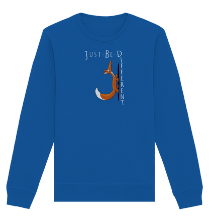 Just Be Different | Sei Anders, kleiner Fuchs - Organic Basic Unisex Sweatshirt