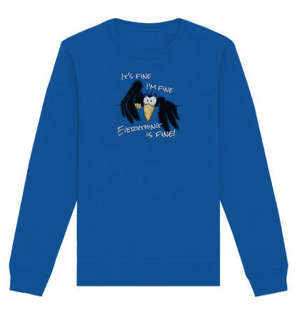I’m Fine Rabe | Alles Gut Krähe - Organic Basic Unisex Sweatshirt