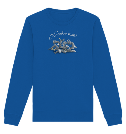 Kraah-masté! Yoga Raben Krähen - Organic Basic Unisex Sweatshirt