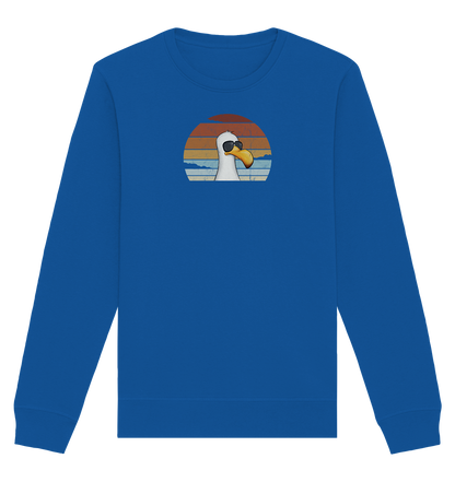 Cool lässige Retro Möwe - Organic Basic Unisex Sweatshirt