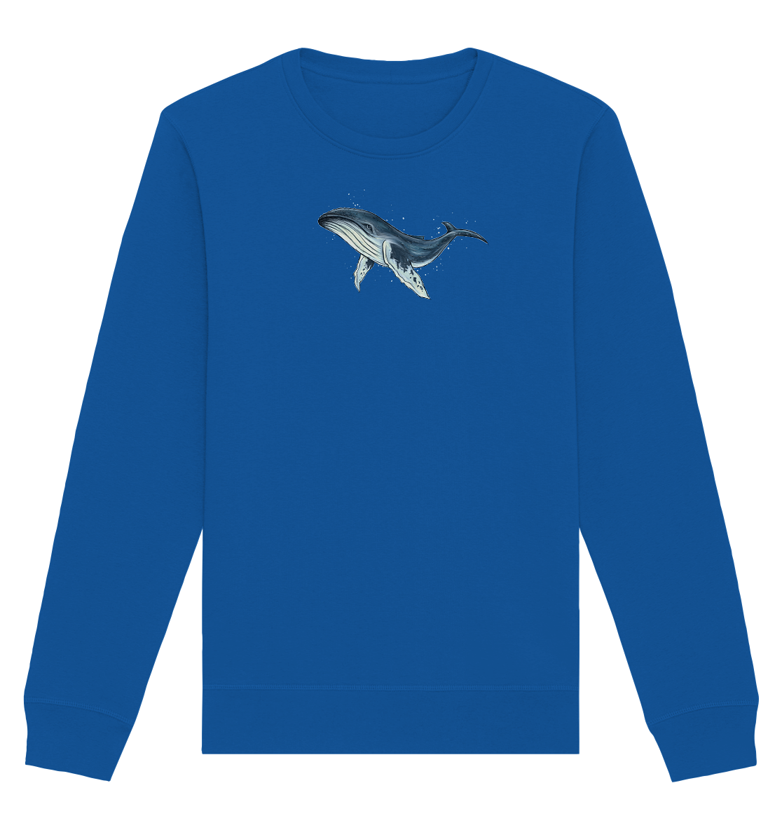 Tiefsee Ozean-Riese Buckelwal - Organic Basic Unisex Sweatshirt