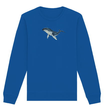 Tiefsee Ozean-Riese Buckelwal - Organic Basic Unisex Sweatshirt