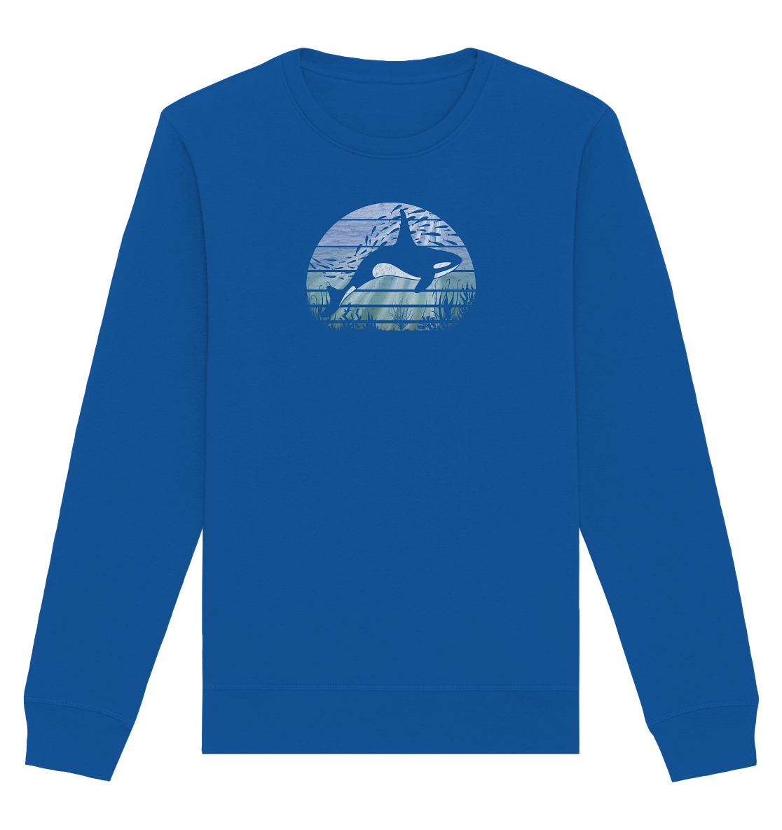 Retro Tiefsee Schwertwal Orca - Organic Basic Unisex Sweatshirt