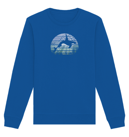Retro Tiefsee Schwertwal Orca - Organic Basic Unisex Sweatshirt