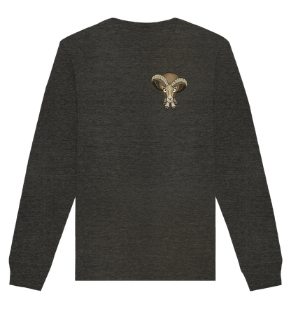 Bockiges Mufflon Widder Schafbock - Organic Basic Unisex Sweatshirt