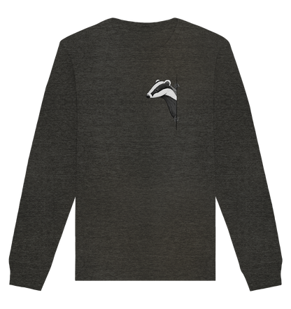 Lässiger Dachs Meister Grimbart - Organic Basic Unisex Sweatshirt