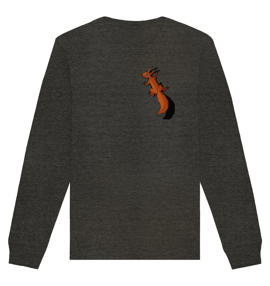 Süßes Eichhörnchen klettert - Organic Basic Unisex Sweatshirt