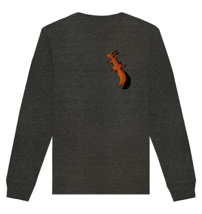Süßes Eichhörnchen klettert - Organic Basic Unisex Sweatshirt