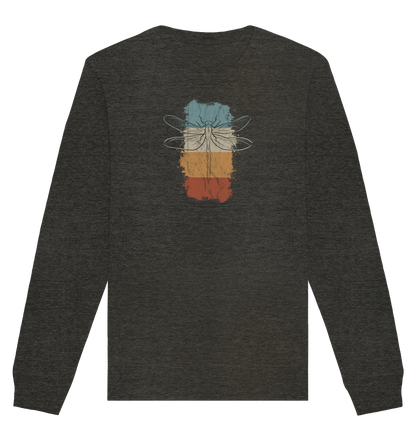 Retro Kunst Libelle | Vintage Dragonfly - Organic Basic Unisex Sweatshirt
