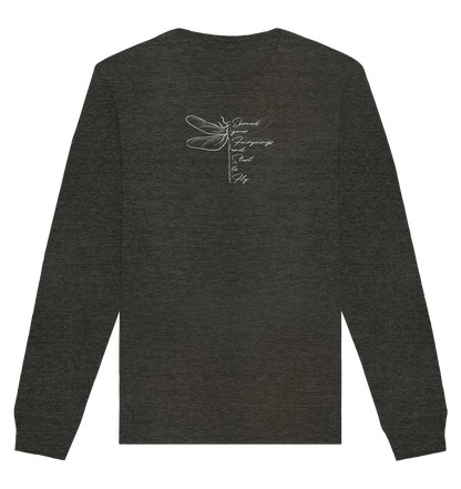 Breite die Flügel aus und flieg los | Libelle - Organic Basic Unisex Sweatshirt