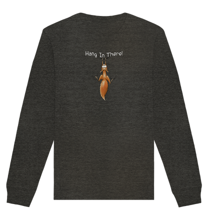 Hang In There | Lässiges Eichhörnchen - Organic Basic Unisex Sweatshirt
