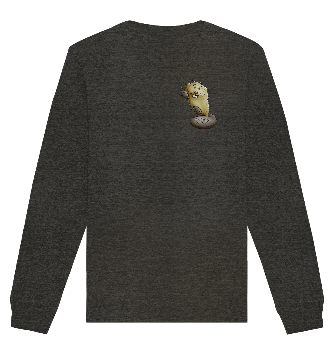 Lustiger frecher Biber - Organic Basic Unisex Sweatshirt