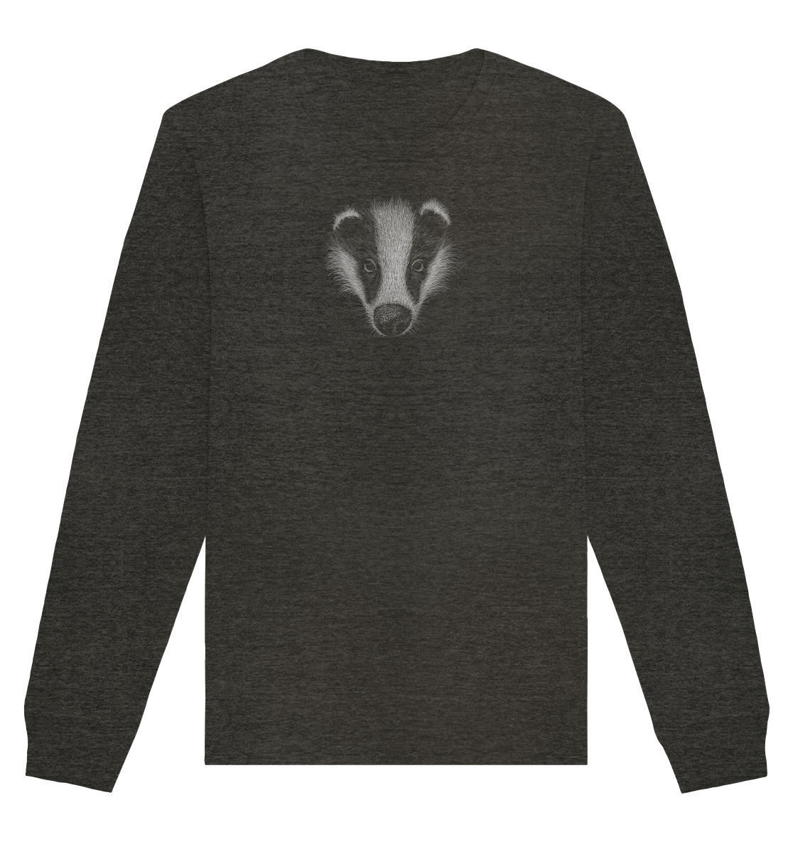 Kritzel-Kunst Dachs Illustration - Organic Basic Unisex Sweatshirt