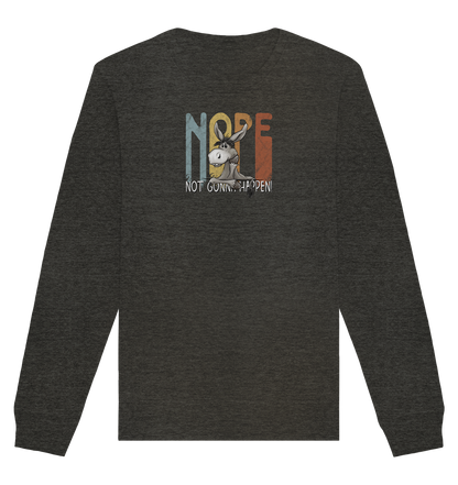 Nope | bockiger Esel - Organic Basic Unisex Sweatshirt