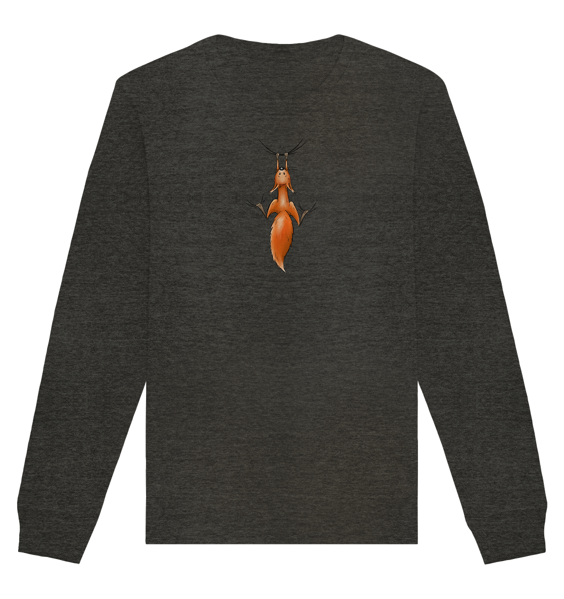 Rotes Eichhörnchen hängt ab - Organic Basic Unisex Sweatshirt