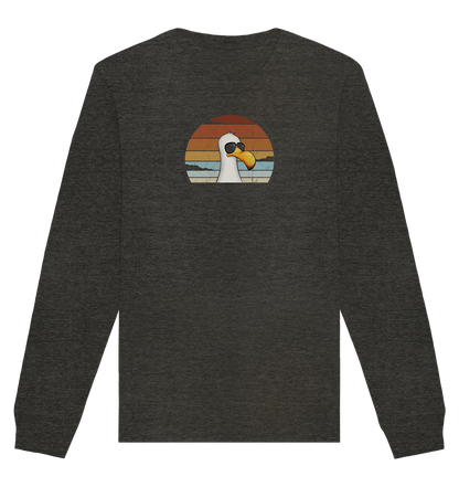 Cool lässige Retro Möwe - Organic Basic Unisex Sweatshirt
