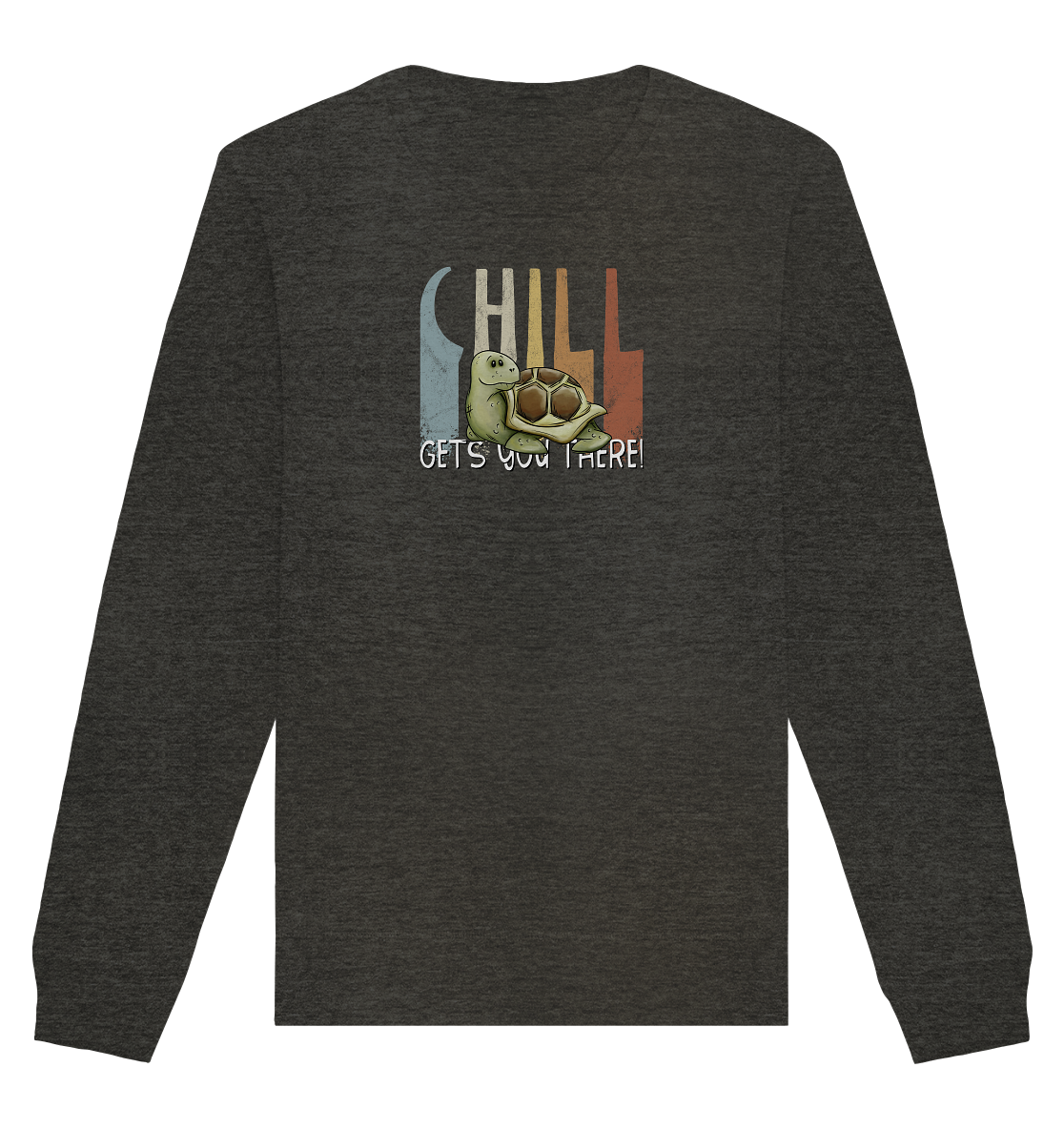 Gechillt gemütliche Schildkröte - Organic Basic Unisex Sweatshirt