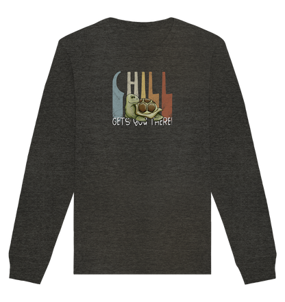 Gechillt gemütliche Schildkröte - Organic Basic Unisex Sweatshirt
