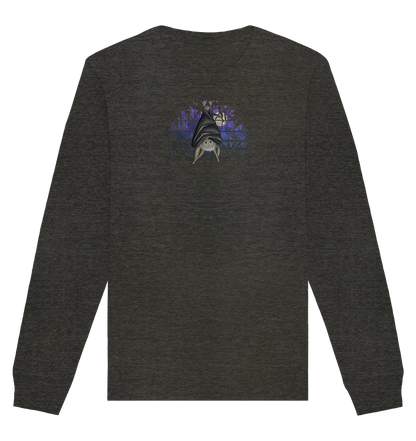 Fledermaus in blauer Nacht - Organic Basic Unisex Sweatshirt