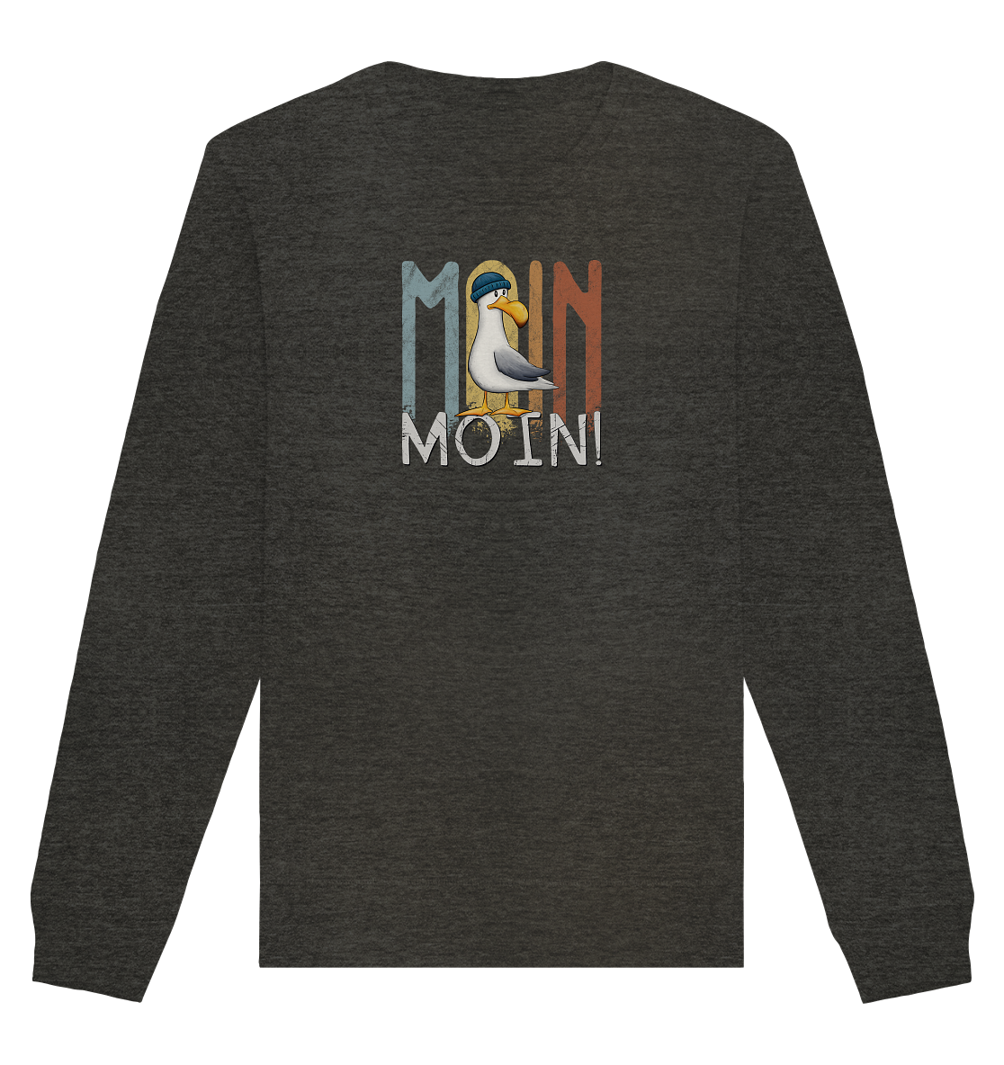 Moin Moin norddeutsche Möwe - Organic Basic Unisex Sweatshirt