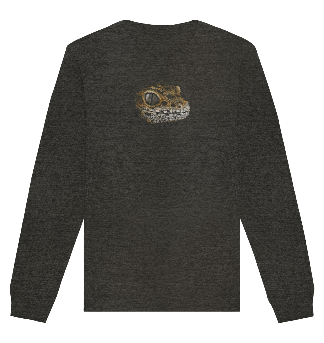 Leopard Gecko Skizze Kritzelkunst - Organic Basic Unisex Sweatshirt