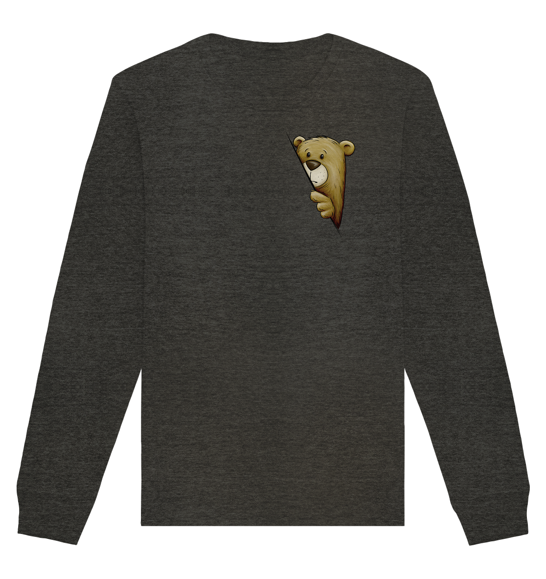 Funky Bär Illustration - Organic Basic Unisex Sweatshirt