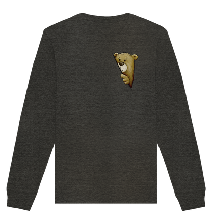 Funky Bär Illustration - Organic Basic Unisex Sweatshirt