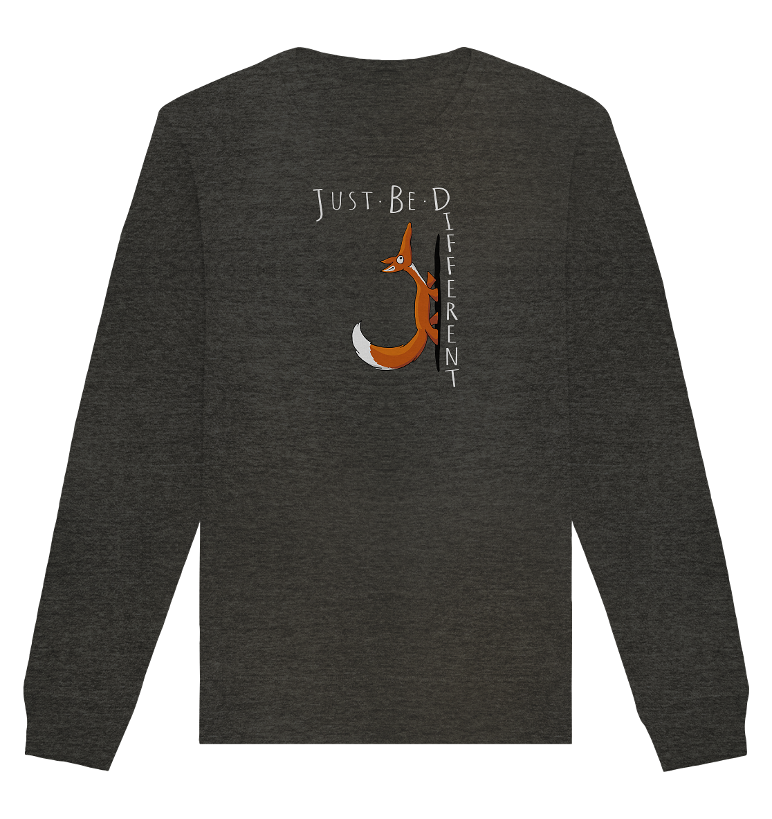 Just Be Different | Sei Anders, kleiner Fuchs - Organic Basic Unisex Sweatshirt