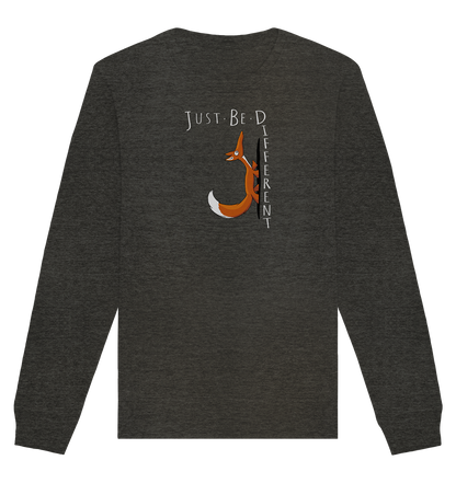 Just Be Different | Sei Anders, kleiner Fuchs - Organic Basic Unisex Sweatshirt