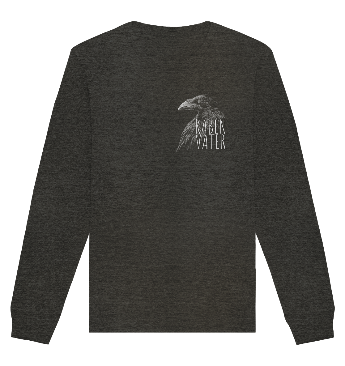 Rabenvater schwarzer Rabe Krähe - Organic Basic Unisex Sweatshirt
